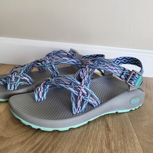 Chaco Z cloud x patch teal